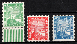 1925 Weimar Republic, Germany (Mi. 372 - 374, Full Set, CV $60, MNH)