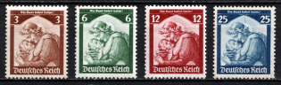 1935 Third Reich, Germany (Mi. 565 - 568, Full Set, CV $160, MNH)