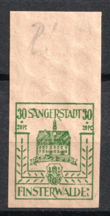 1946 30+20pf Finsterwalde, Germany Local Post (Mi. 9 b, Margin, CV $20, MNH)