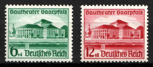 1938 Third Reich, Germany (Mi. 673 - 674, Full Set, CV $30, MNH)