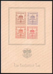 1946 Finsterwalde, Germany Local Post, Souvenir Sheet (Mi. Bl. 2, CV $50)