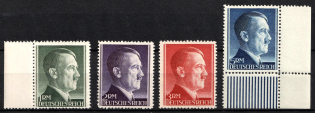 1942 Third Reich, Germany (Mi. 799A - 802A, Full Set, CV $30, MNH)