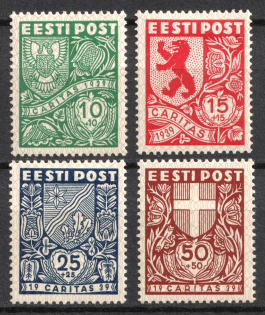 1939 Estonia (Mi. 142 - 145, Full Set, CV $70)