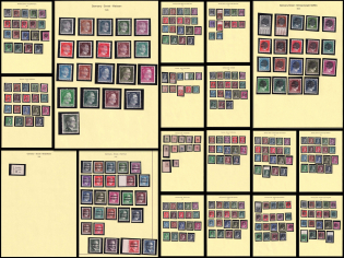 1945 Germany Local Post, Collection of Overprinted Stamps