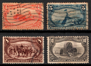 1898 United States (Sc. 287 - 290, Canceled, CV $130)