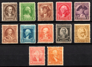 1932 United States (Sc. 704 - 715, Full Set, CV $30)
