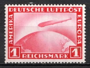 1931 Weimar Republic, Germany, Airmail (Mi. 455, Full Set, CV $40)