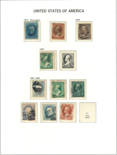 1875-88 United States (Canceled, # U US - 8)