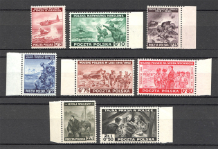 1943 Polish Government in Exile (Full Set, MNH)