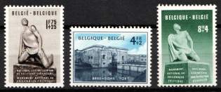 1951 Belgium (Sc. B495 - B497, Full Set, CV $60, MNH)
