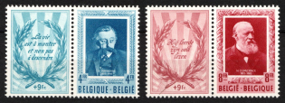 1952 Belgium (Sc. B521 - B522, Full Set, CV $300, MNH)