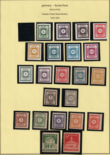 1945-46 East Saxony, Soviet Russian Zone of Occupation, Germany