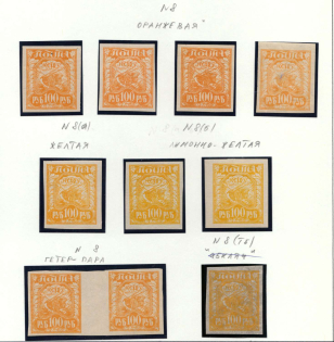 1921 100r RSFSR, Russia (Variety of Shades)