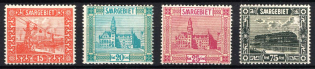 1923 Saar, Germany (Mi. 98 - 101, Full Set, CV $70)