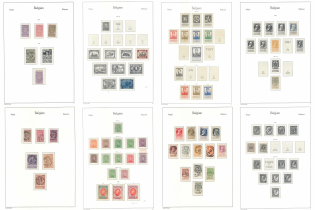 1883-1922 Belgium, Stock of Stamps