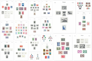 1949-61 Belgium, Collection of Stamps