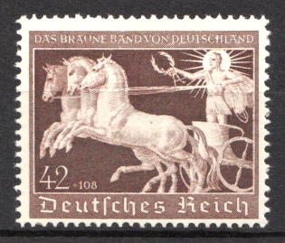 1940 Third Reich, Germany (Mi. 747, Full Set, CV $40)