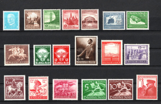1931-45 Third Reich, Germany (Full Sets, # U TR - 5, CV $110)