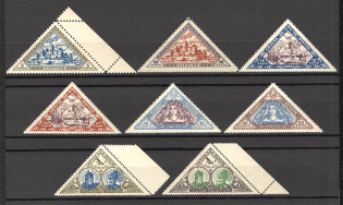 1933 Lithuania Airmail (Perf, CV $60, Full Set, MNH/MH)