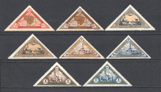 1932 Lithuania Airmail (CV $60, Full Set)