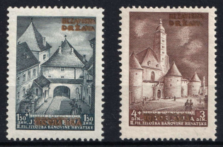 1941 Croatia, NDH (Mi. 39 - 40 B, Full Set, CV $260, MNH)