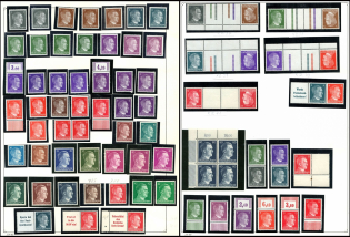 1941 Third Reich, Germany, Collection (Coupon, Gutter, Se-tenant, CV $110)