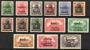 1920 Joining of Olsztyn, Germany (Mi. 1 - 14, Full Set, CV $30)