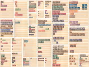 German Occupations, Germany, Collection of Stamps, Album (Mint and Canceled)