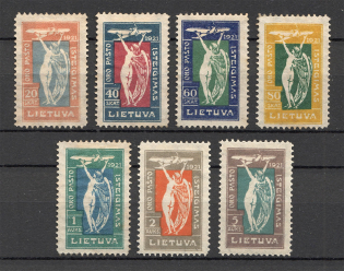 1921 Lithuania Airmail (CV $20, Full Set)