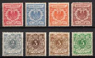 1889 German Empire, Germany (Mi. 45 - 50, 52, Full Set, CV $150)