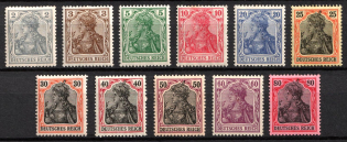 1905-13 German Empire, Germany (Mi. 83 I - 93 I, Full Set, CV $650)
