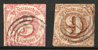 1865-66 Thurn und Taxis, Germany (Canceled)