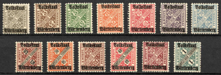 1919 Wurttemberg, Germany (Mi. 258 - 270, Full Set)