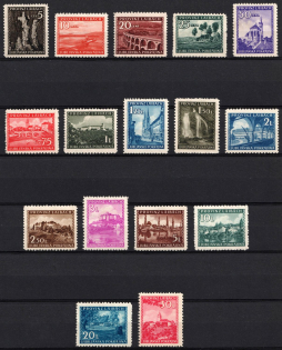 1944 Ljubljana, German Occupation, Germany (Mi. 45 - 60, Full Set, CV $520, MNH)