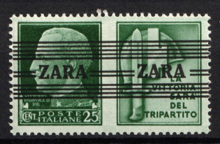 1943 25c Zadar, German Occupation, Germany (Mi. 35 II, CV $70, MNH)