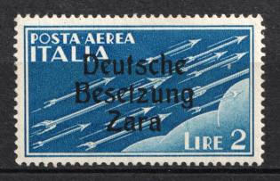1943 2l Zadar, German Occupation, Germany (Mi. 28, CV $90)