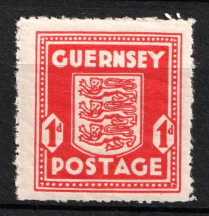 1941-44 1p Guernsey, German Occupation, Germany (Mi. 2 aw, CV $30, MNH)