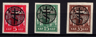 1919 West Army, Russia, Civil War (Kr. 20 - 22, CV $60)