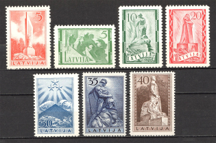 1937 Latvia (CV $10, Full Set)