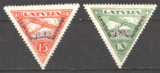 1931 Latvia Airmail (Perf, CV $40, MNH)