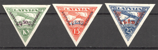 1931 Latvia Airmail (Imperf, CV $60, Full Set)