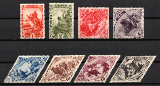 1933 Tannu Tuva, Russia (Zv. 47 - 54, Full Set, CV $70)