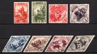 1933 Tannu Tuva, Russia (Zv. 47 - 54, Full Set, CV $30)