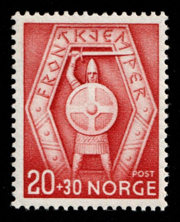 1943 Norwegian Scandinavian Legion, Germany (Mi. 291, Full Set)
