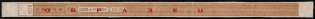 1865-1917 Tax Strip Candles, Revenue, Russia (Specimen)