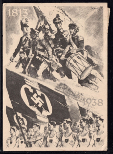 1938 Wroclaw (Breslau), 'German Festival of Gymnastics and Sports', Swastika, Third Reich Propaganda, Postcard (Special Cancellation)