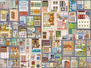 Ukraine, Collection of Stamps and Souvenir Sheets in 3 Albums Stockbooks