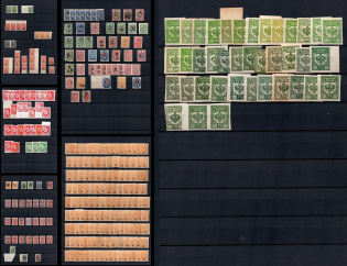Civil War, Russia, Collection of Stamps