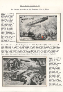Army Zeppelins, Military Propaganda Postcards on Exhibition Page, The Beginning of Zeppelins Era, Rare