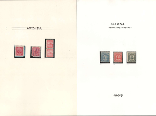 Germany Local Post, Private City Mail, Small Stock of Valuable stamps